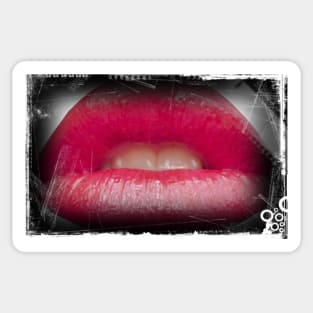 Red Lips Sticker